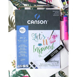 Canson Lettering Mix Media Pad Natural White