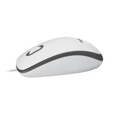 Logitech M100 Wired Mouse -White