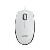Logitech M100 Wired Mouse -White