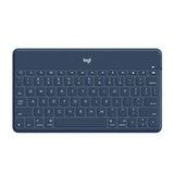 Logitech Keys-To-Go Bluetooth Ultra Slim Keyboard For Apple iPhone /iPad/TV - Blue