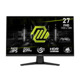Msi Mag 27 Inch 200Hz Fhd Hdmi 0.5Ms Ips Gaming Monitor Black