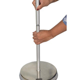 A4 Adjustable Steel Poster Stand - Silver