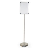 A4 Adjustable Steel Poster Stand - Silver