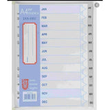 A4 Pp Index Jan-Dec Lion File-Filiing Accessories-Other-Star Light Kuwait