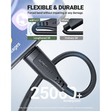 ACEFAST C3-03 TPE Charging Data Cable - USB-C / 1.2 Meter / Black