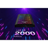 ADATA SE900G RGB 1TB USB-C 3.2/USB A Gaming & Personal External SSD For PC,Mac,PS5 & Xbox Series