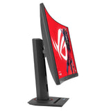شاشة ألعاب ASUS ROG Strix (XG27WCMS) منحنية مقاس 27 بوصة بدقة 2K ومعدل تحديث 280 هرتز وزمن استجابة 1 مللي ثانية وتقنية VA سريعة وتقنية HDR400 ومنفذ USB-C ومنفذ HDMI 2.1، لون أسود