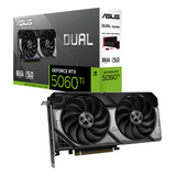 بطاقة رسومات Asus Tuf RTX 5060 OC بسعة 8 جيجابايت - أسود