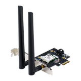 ASUS PCE-BE6500 WiFi 7 PCI-E Adapter With 2 External Antennas