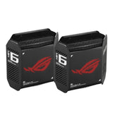 جهاز توجيه ألعاب ASUS ROG Rapture (GT6 AX10000) ثلاثي النطاق بتقنية WiFi 6 - 5 جيجاهرتز (4804 ميجابت في الثانية) / USB 3.2 من الجيل الأول / منفذ WAN جيجابت / منفذ LAN جيجابت (عبوة من قطعتين)