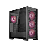 ASUS Tuf Gaming GT302 ARGB ATX Mid Tower Case Left Side Tempered Glass 4x ARGB Fans - Black
