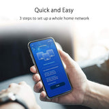 نظام ASUS ZENWIFI XD4 PLUS - AX1800 للشبكة اللاسلكية المنزلية الكاملة بتقنية واي فاي 6 (عبوة من 3 قطع) - أسود