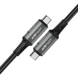 كابل Acefast C1-09 USB-C إلى USB-C بقدرة 240 واط - يدعم دقة 4K AV والشحن السريع