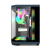 Acer V950 Mid Tower Two Panel Front & Left Side Tempered Glass Case with 7 RGB Fans - Black