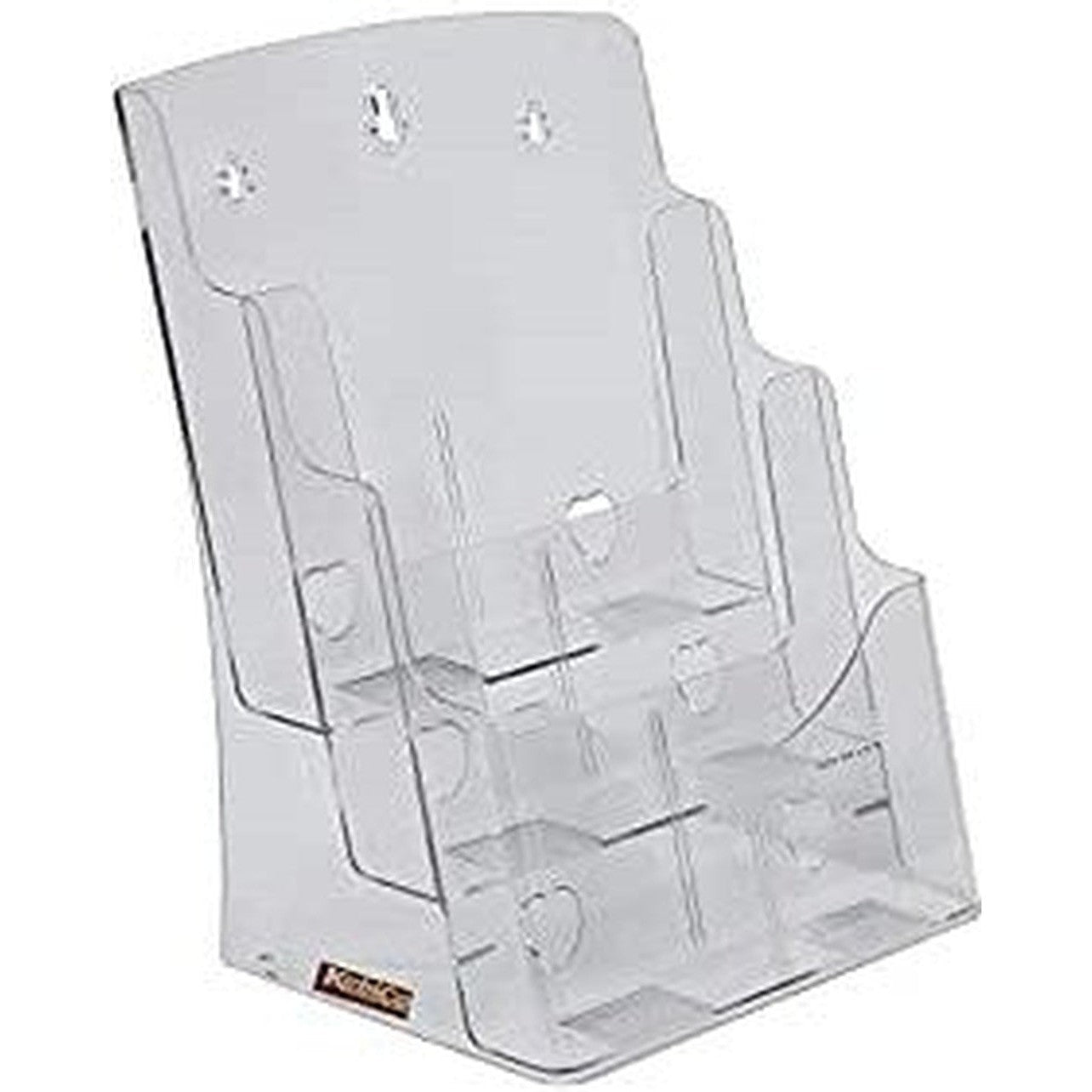 Acrylic 3 Compartments Stand A4 Size-Display Stands-Other-Star Light Kuwait