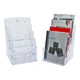 Acrylic 4 Compartments Stand A4 Size K-159