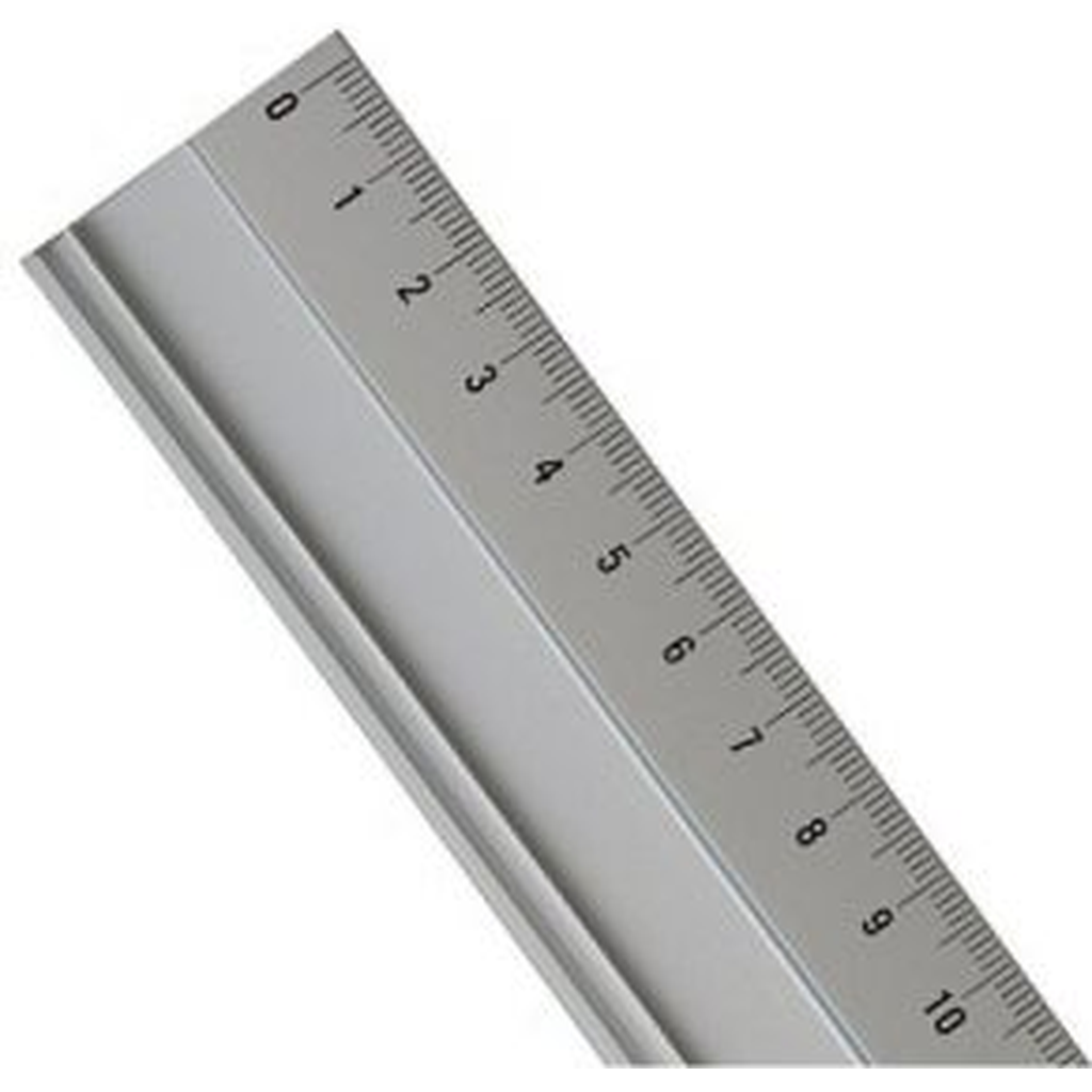 Aluminium Ruler Striped 20Cm Foska Rf1604-20-Accessories And Organizers-Foska-Star Light Kuwait