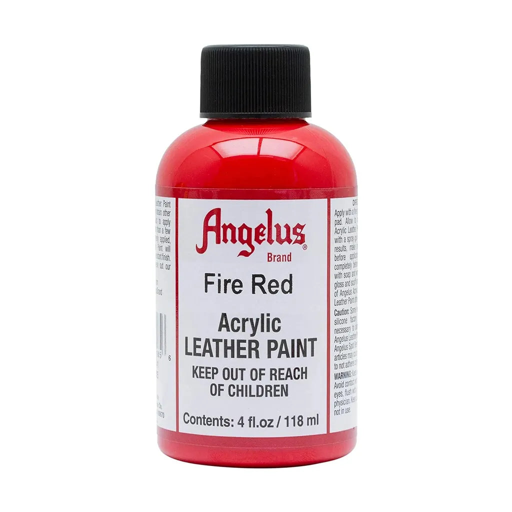 Angelus Acrylic Fire Red Paint 118ml – Star Light Kuwait