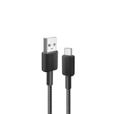 كابل أنكر 322 من نوع USB-A إلى USB-C / 15 واط / 1.8 متر / 6 أقدام / أسود