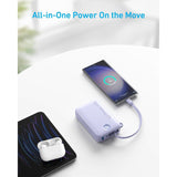 Anker 335 Power Bank With USB-C Cable - 20,000mAh / 22.5W / Black