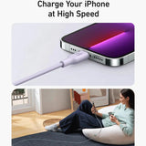 كابل أنكر 542 من USB-C إلى Lightning (مصنوع من مواد حيوية) (0.9 متر/3 قدم) - بنفسجي