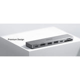 موزع أنكر 547 USB-C 7 في 2، فضي اللون، لأجهزة ماك بوك