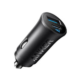 شاحن سيارة أنكر باور درايف - 30 واط / منفذ USB-C / منفذ USB-A / أسود