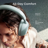 Anker Soundcore Space 2 Noise Cancelling Headphones for All-Day Wear - Seafoam Green