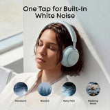 Anker Soundcore Space 2 Noise Cancelling Headphones for All-Day Wear - Seafoam Green