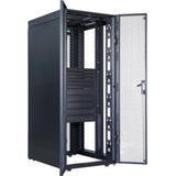 Apc 42U Easy Rack Cabinet, Dimension 800Mmx800Mm, 19'' Bracket Width, With Roof / Side Panel / Castors, Feet And 4 Brackets, No Bottom, Black | Er8282-Server Rack-APC-Star Light Kuwait