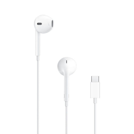 سماعات أبل إيربودز بموصل USB-C - أبيض