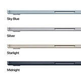 Apple MacBook Air - 13.6" / M4 / 10-Core CPU / 10-Core GPU / 16-Core Neural Engine / 24GB RAM / 512GB SSD / Arabic/English / Sky Blue / 1YW