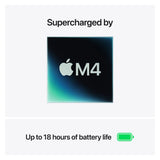 Apple MacBook Air - 13.6" / M4 / 10-Core CPU / 10-Core GPU / 16-Core Neural Engine / 24GB RAM / 512GB SSD / Arabic/English / Sky Blue / 1YW