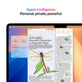 Apple MacBook Air - 13.6" / M4 / 10-Core CPU / 10-Core GPU / 16-Core Neural Engine / 24GB RAM / 512GB SSD / Arabic/English / Sky Blue / 1YW