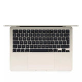 Apple MacBook Air - 13.6" / M4 / 10-Core CPU / 10-Core GPU / 16GB RAM / 512GB SSD / Arabic/English / Starlight / 1YW