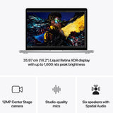 Apple MacBook Pro - 14.2" / M4 / 10-Core CPU / 10-Core GPU / 16GB RAM / 1TB SSD / Arb/Eng / Silver / 1YW