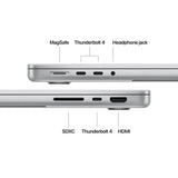Apple MacBook Pro - 14.2" / M4 / 10-Core CPU / 10-Core GPU / 16GB RAM / 512GB SSD / Arb/Eng / Silver / 1YW