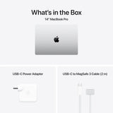Apple MacBook Pro - 14.2" / M4 Max / 14-Core CPU / 32-Core GPU / 36GB RAM / 1TB SSD / Arb/Eng / Silver / 1YW