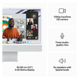Apple iMac - 24" / M3 / 8-Core CPU / 10-Core GPU / 16-Core Neural Engine / 8GB RAM / 256GB SSD / Arb/Eng / Silver / 1YW