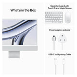 Apple iMac - 24" / M3 / 8-Core CPU / 8-Core GPU / 16 Core Neural Engine / 8GB RAM / 256GB SSD / Arb/Eng / Silver / 1YW