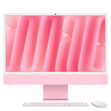 Apple iMac - 24" / M4 / 8-Core CPU / 8-Core GPU / 16 Core Neural Engine / 16GB RAM / 256GB SSD / Pink / 1YW