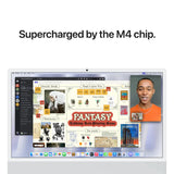 Apple iMac - 24" / M4 / 8-Core CPU / 8-Core GPU / 16 Core Neural Engine / 16GB RAM / 256GB SSD / Silver / 1YW