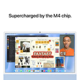 Apple iMac - 24" Standard Glass / M4 / 10-Core CPU / 10-Core GPU / 16 Core Neural Engine / 16GB RAM / 1TB SSD / Arb/Eng / Blue / 1YW