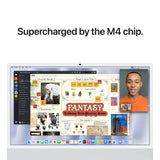 Apple iMac - 24" Standard Glass / M4 / 10-Core CPU / 10-Core GPU / 16 Core Neural Engine / 24GB RAM / 1TB SSD / Arb/Eng / Silver / 1YW