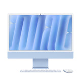 Apple iMac - 24" Standard Glass / M4 / 10-Core CPU / 10-Core GPU / 16 Core Neural Engine / 24GB RAM / 512GB SSD / Arb/Eng / Blue / 1YW