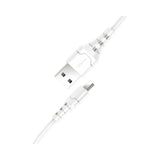 كابل بيانات وشحن سريع USB-C من أسبور A102 - 3 أمبير / 1 متر / أبيض 