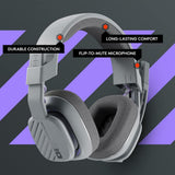 Astro A10 Gen 2 Ozone Over Ear Wired Gaming Headset - Grey