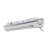 لوحة مفاتيح الألعاب الميكانيكية اللاسلكية Asus M701 Rog Azoth 75% RGB NX Snow Switch Refined Linear (عربي) - أبيض
