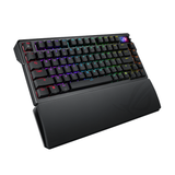 لوحة مفاتيح الألعاب الميكانيكية اللاسلكية/البلوتوث Asus M702 Rog Azoth Extreme 75% بمفاتيح Rog NX Snow الخطية المُحسّنة (عربي) - أسود