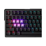 لوحة مفاتيح الألعاب الميكانيكية اللاسلكية/البلوتوث Asus M702 Rog Azoth Extreme 75% بمفاتيح Rog NX Snow الخطية المُحسّنة (عربي) - أسود